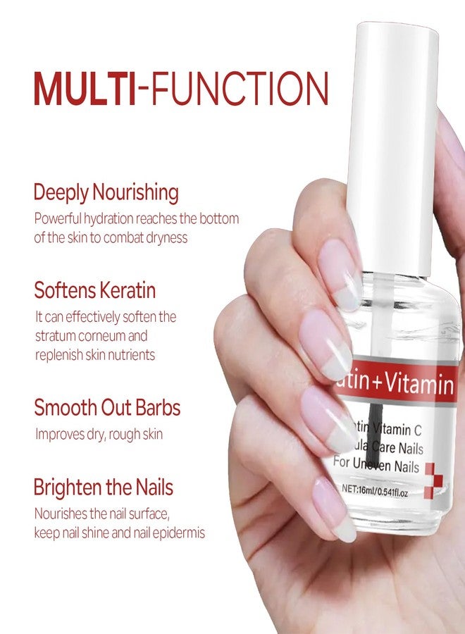 FREEORR Keratin Vitamins C Cuticle Oil, Improve Nail Gloss, Moisturizes Conditions and Strengthens Resilient Nail Care Oil for Daily Nourishment(1 Pc) - Image 4